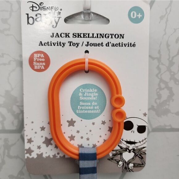 Nightmare Before Christmas Jack Skellington Baby Activity Toy New - Picture 6 of 9